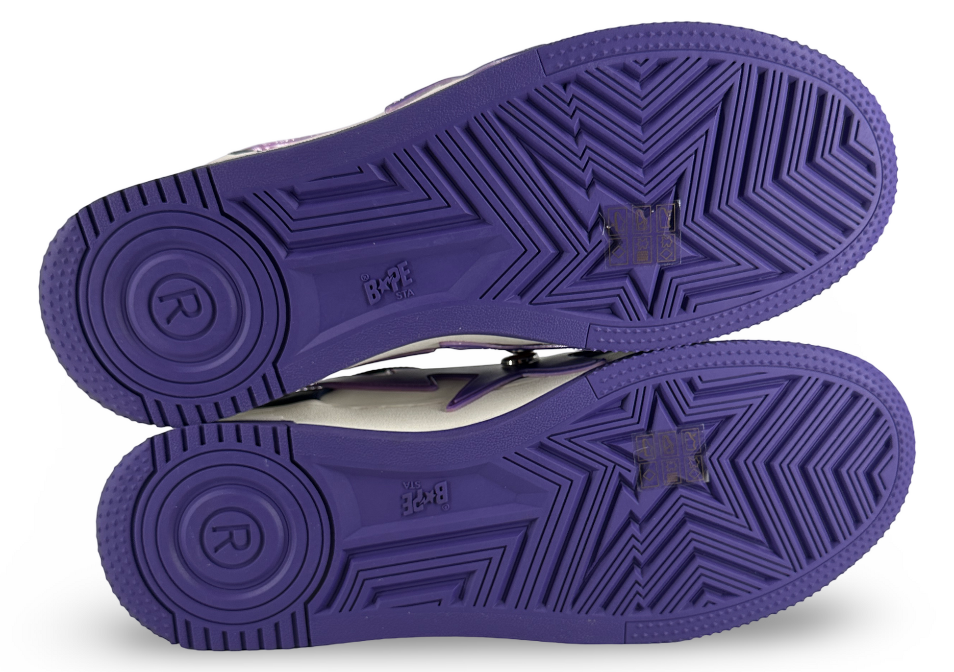 A Bathing Ape Bape Sta Mr. KaiKai Kiki White Purple