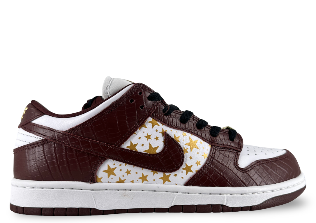 Nike SB Dunk Low Supreme Stars Barkroot Brown (2021)