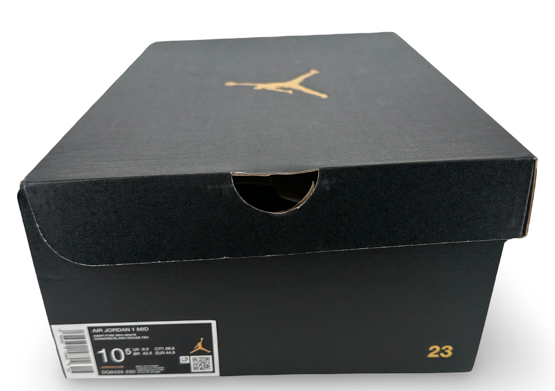 Jordan 1 Mid Rattan White College Grey