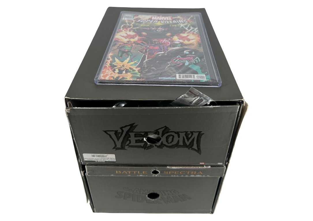 ASICS GT-2160 Kith Marvel Villains Spider-Man/Venom Battle Spectra Pack Sealed Box (Comic Included)