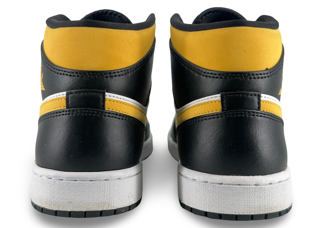 Jordan 1 Mid White Pollen Black