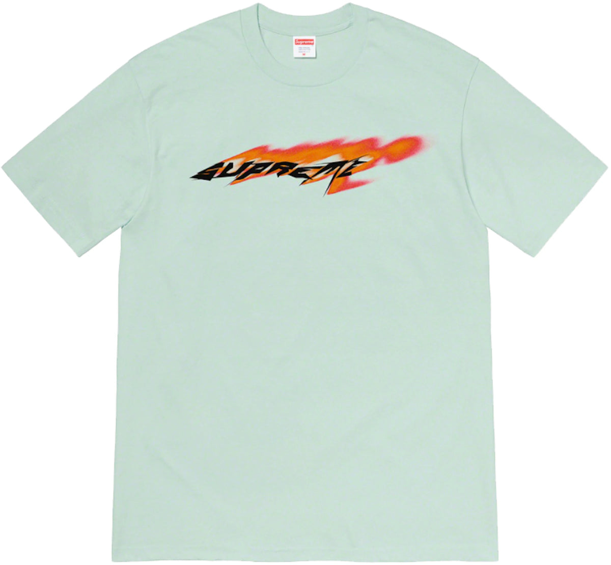 Supreme Wind Tee Pale Aqua/Orange