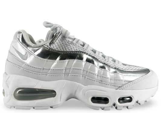 Nike Air Max 95 SE Big Bubble White Metallic Silver (Women's)