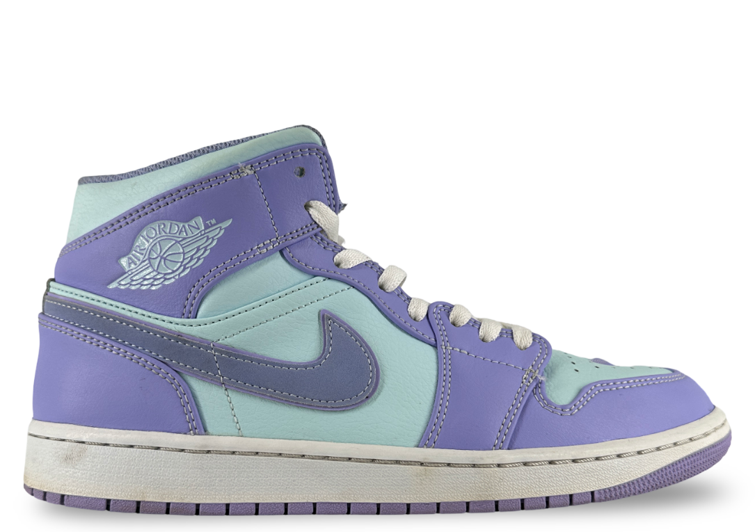 Jordan 1 Mid Purple Aqua