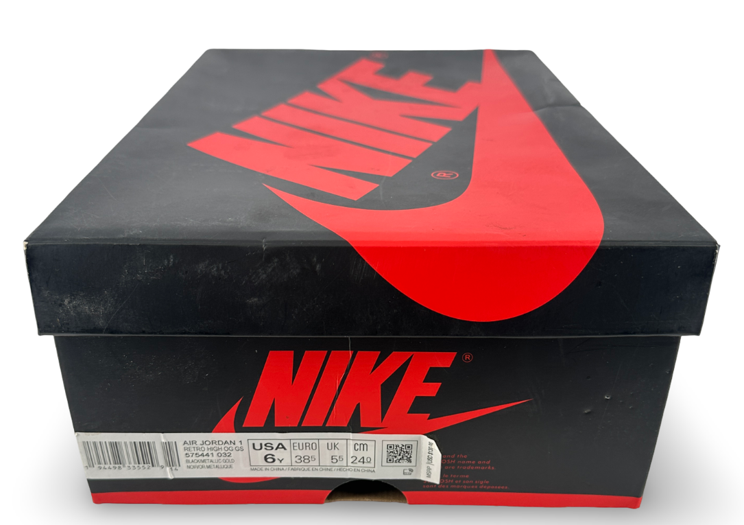 Jordan 1 Retro High Black Metallic Gold (2020) (GS)