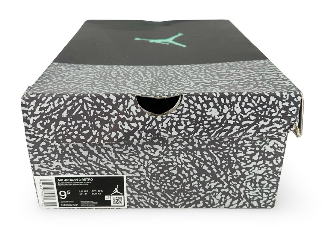 Jordan 3 Retro Green Glow
