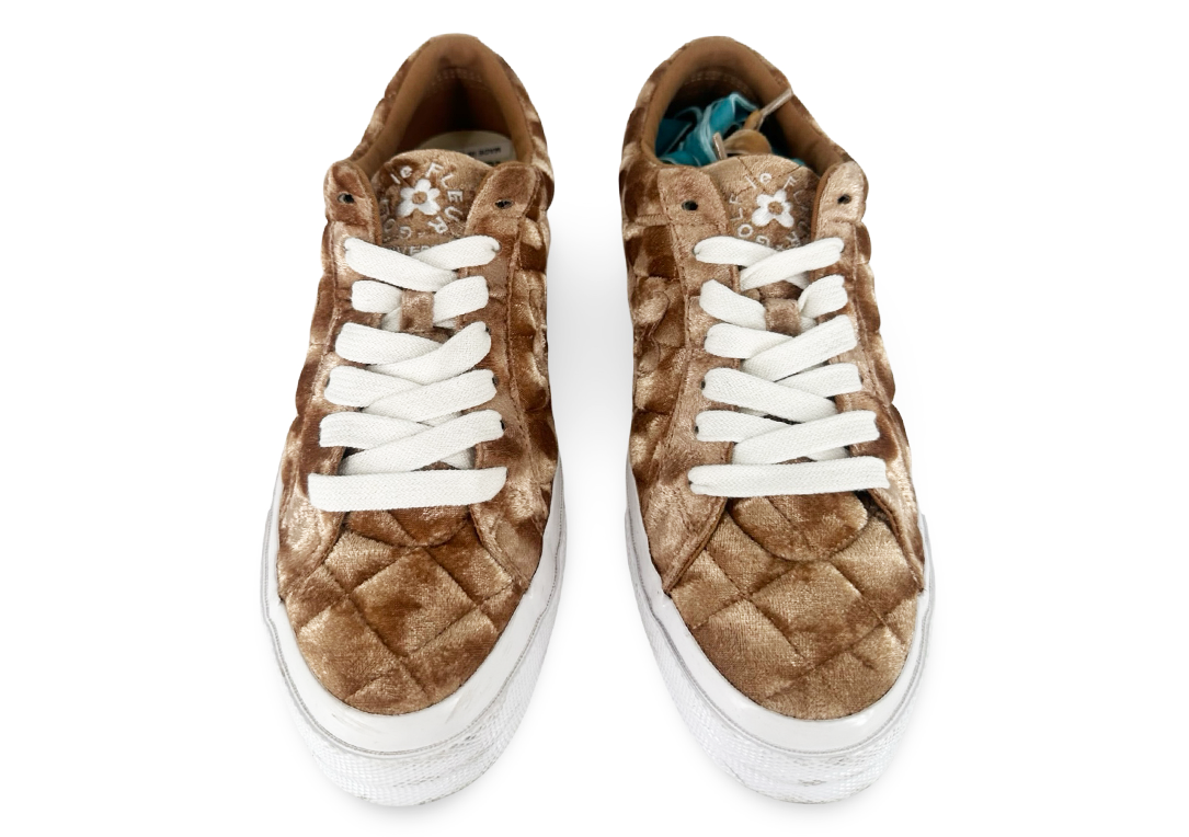 Converse One Star Ox Golf le Fleur TTC Quilted Velvet Brown Sugar