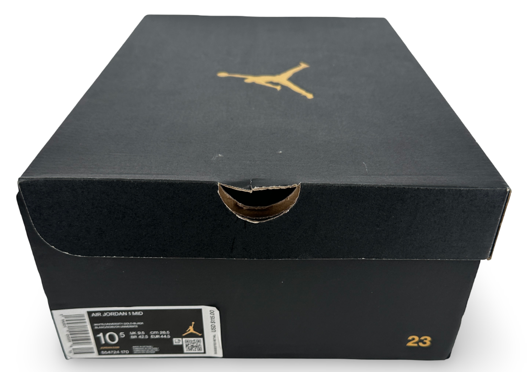Jordan 1 Mid University Gold