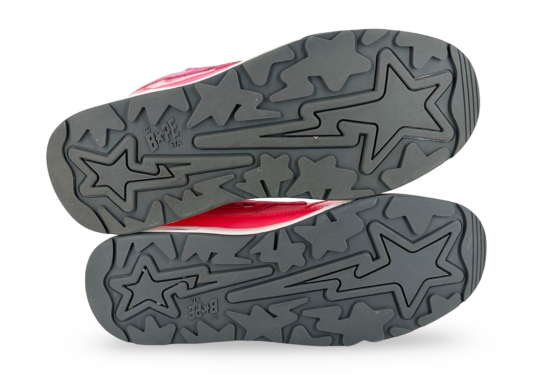 A Bathing Ape Bape Road Sta Patent Leather Pink (2022)