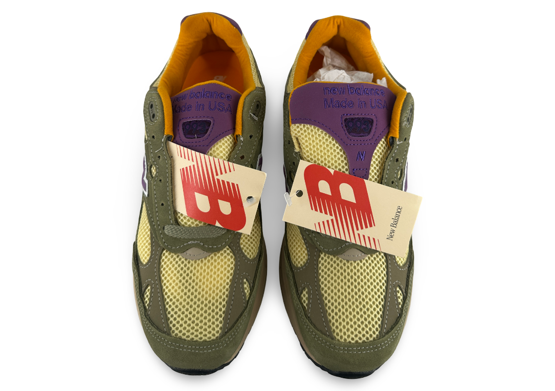 New Balance 993 MiUSA Teddy Santis Olive Leaf Maize