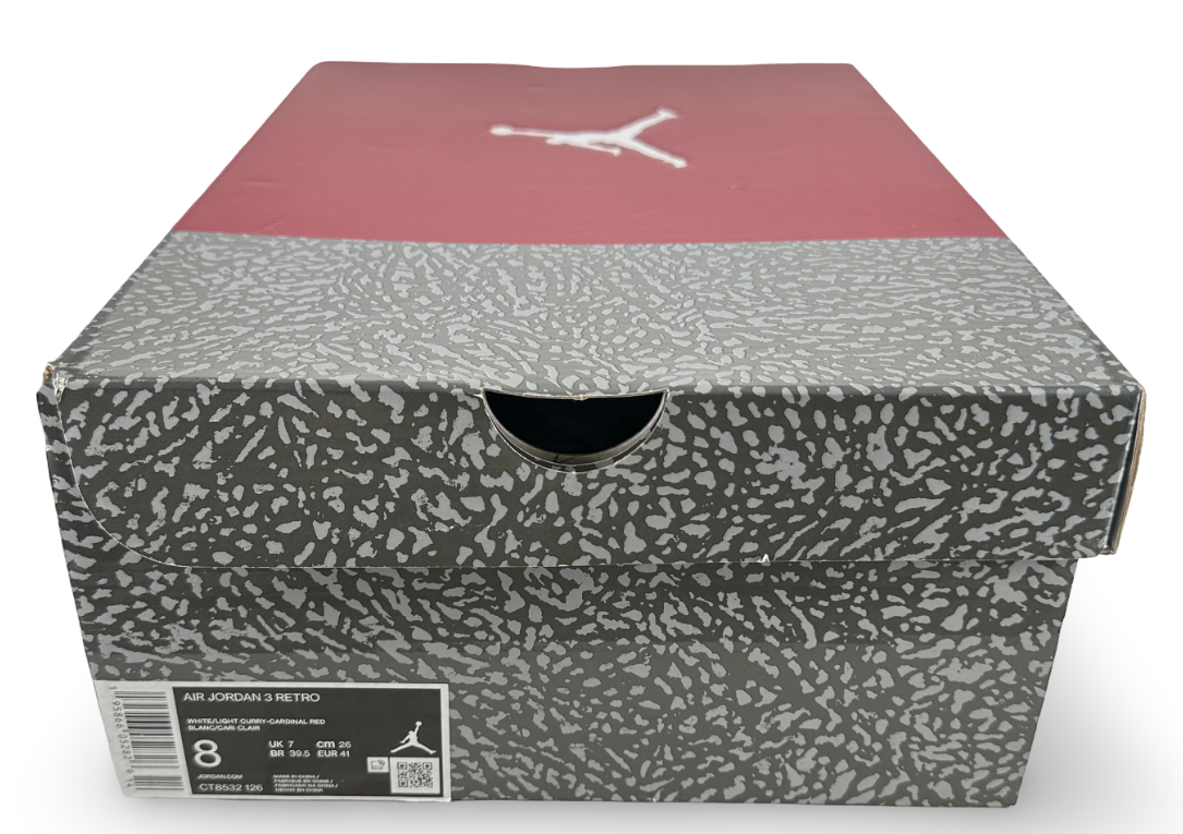 Jordan 3 Retro Cardinal Red
