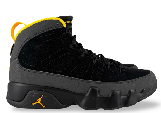 Jordan 9 Retro Dark Charcoal University Gold