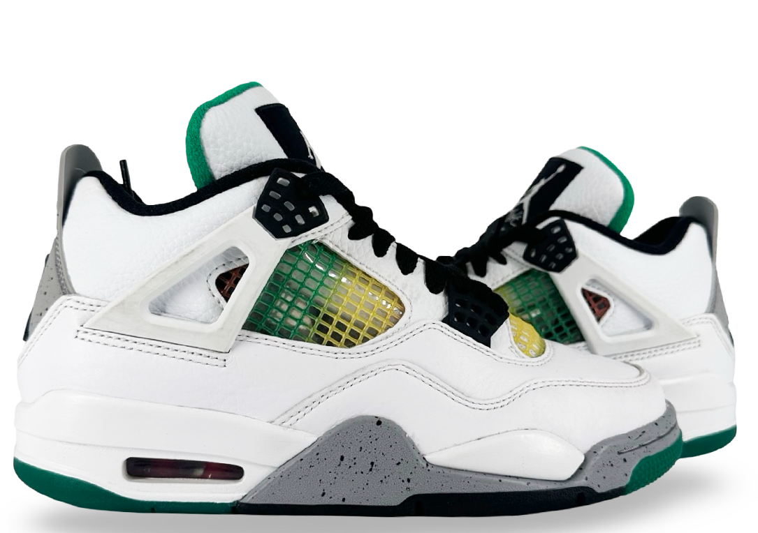 Jordan 4 Retro Lucid Green Rasta (Women's)