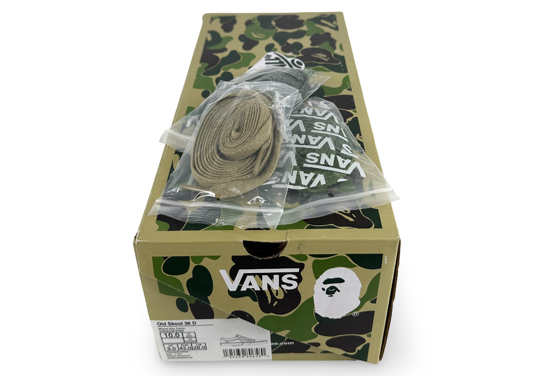 Vans Old Skool 36 DX Bape Green ABC Camo