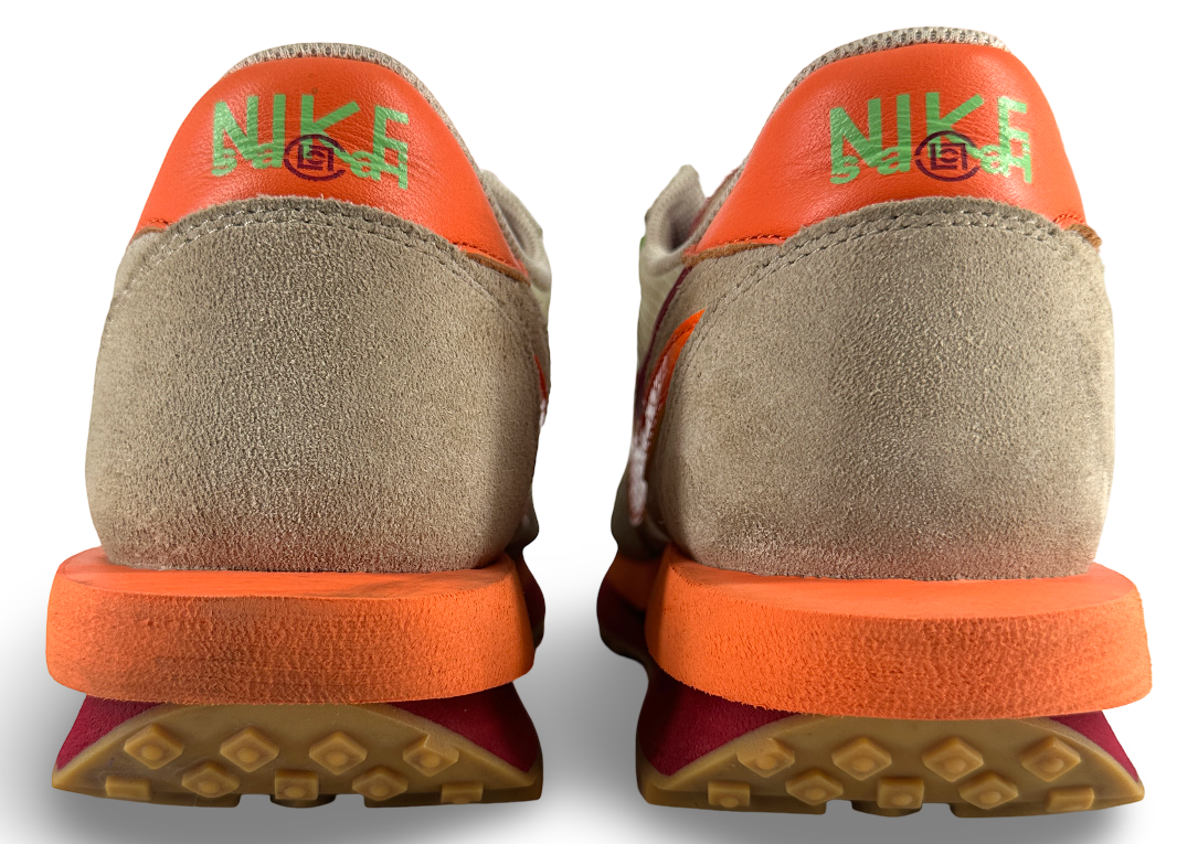 Nike LD Waffle sacai CLOT Kiss of Death Net Orange Blaze