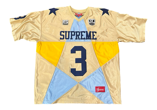 Supreme Star Football Jersey Gold
