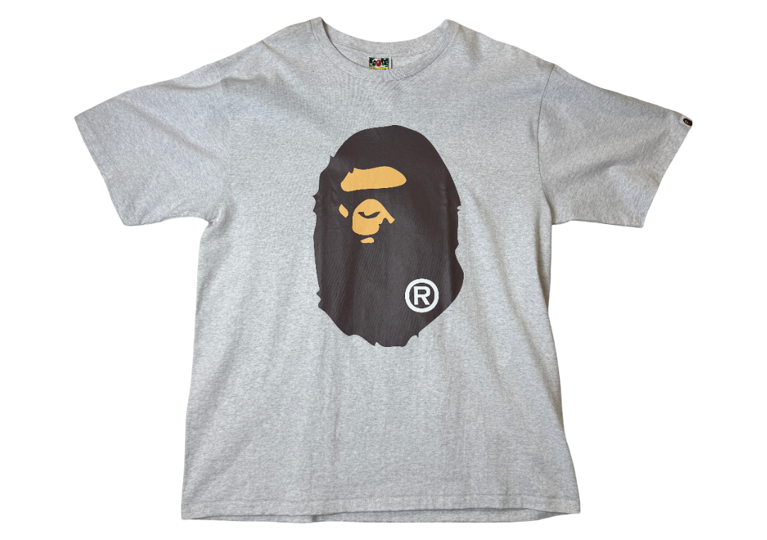 BAPE Big Head Tee Grey/Brown