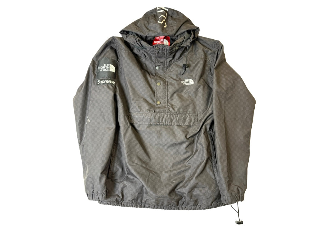 2011 Supreme x The North Face Checkcered Pullover Black