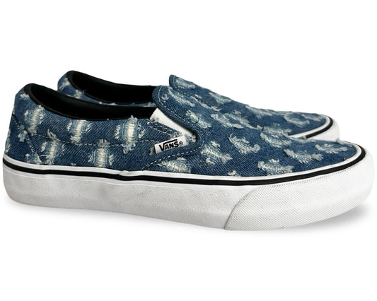 Vans Slip-On Supreme Hole Punch Denim Blue