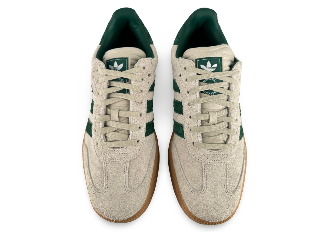 adidas Samba XLG Putty Grey Collegiate Green