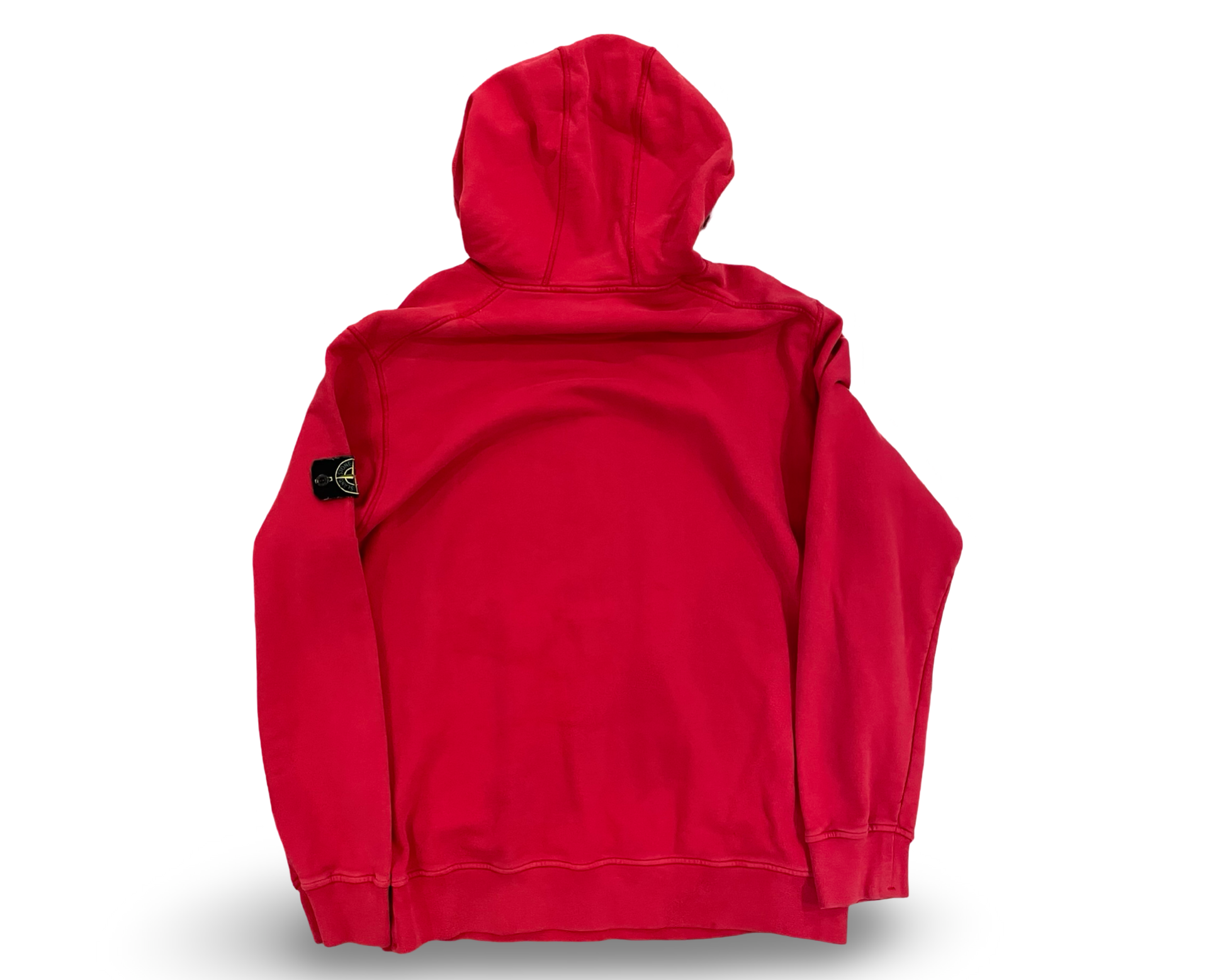 Stone Island Hooded Sweatshirt Red