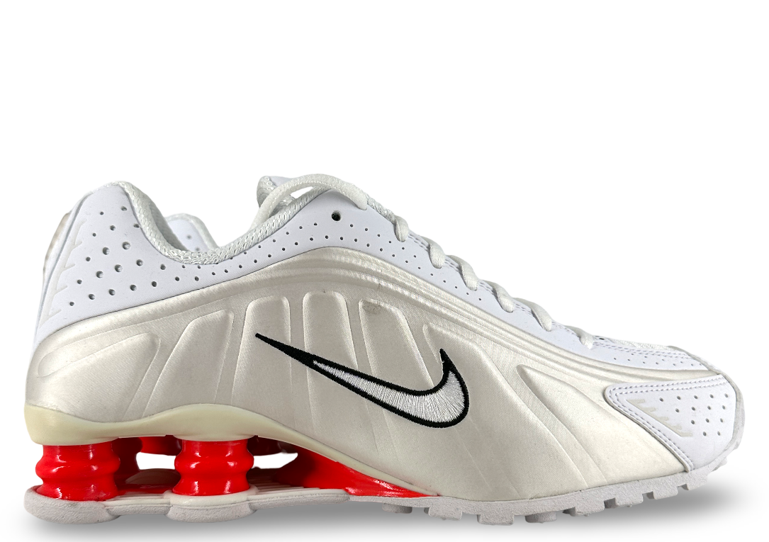 Nike Shox R4 White Phantom Picante Red (Women's)