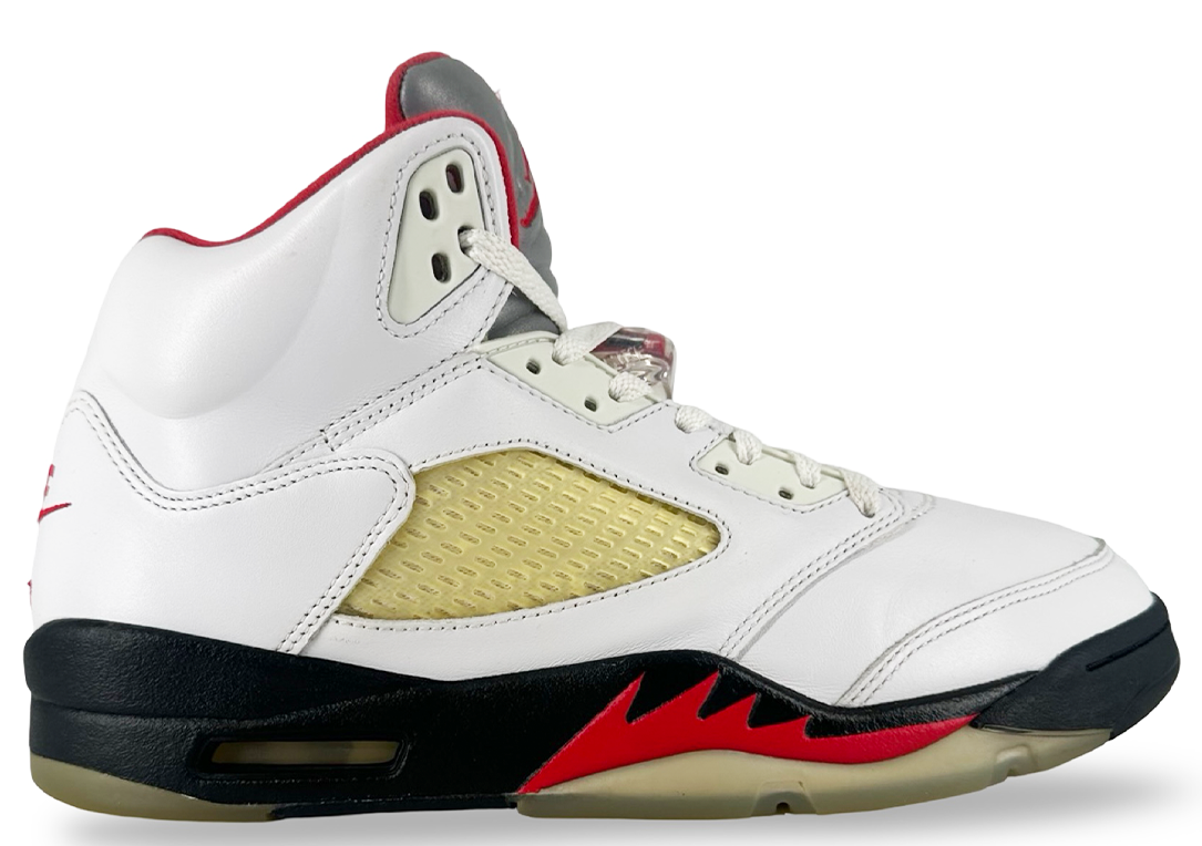 Jordan 5 Retro Fire Red Silver Tongue (2020)