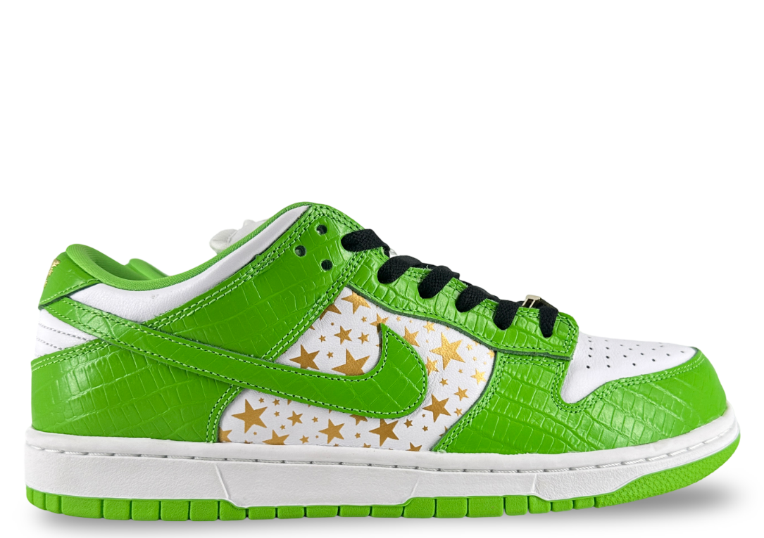 Nike SB Dunk Low Supreme Stars Mean Green (2021)