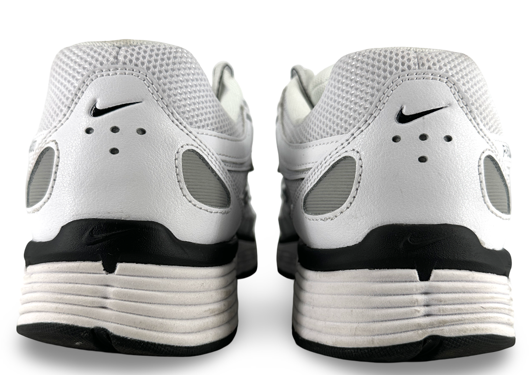 Nike P-6000 White Metallic Silver Black