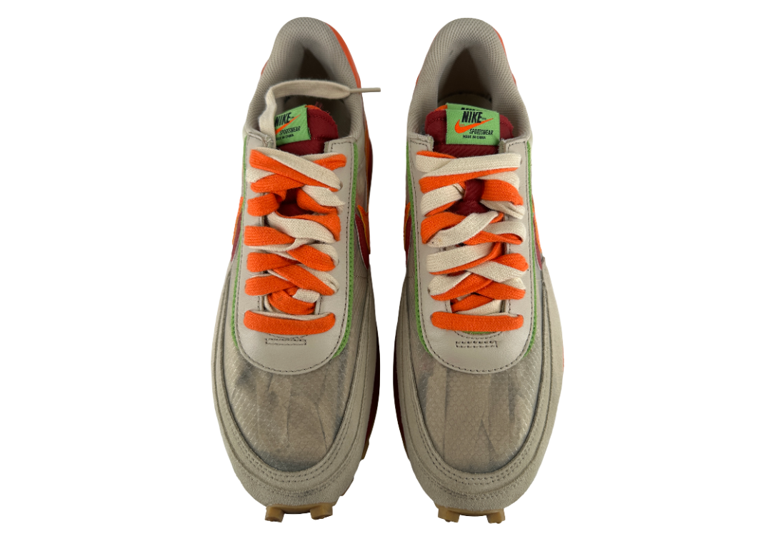 Nike LD Waffle sacai CLOT Kiss of Death Net Orange Blaze
