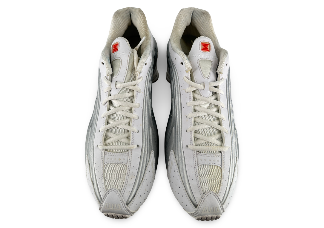 Nike Shox R4 White Metallic Silver (Women's)