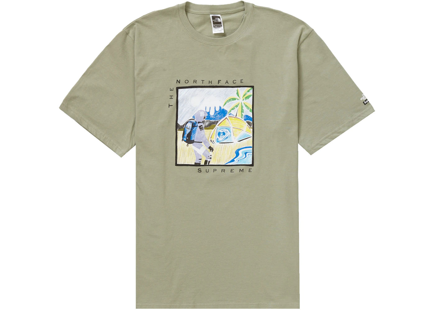 Supreme The North Face Sketch S/S Top Sage