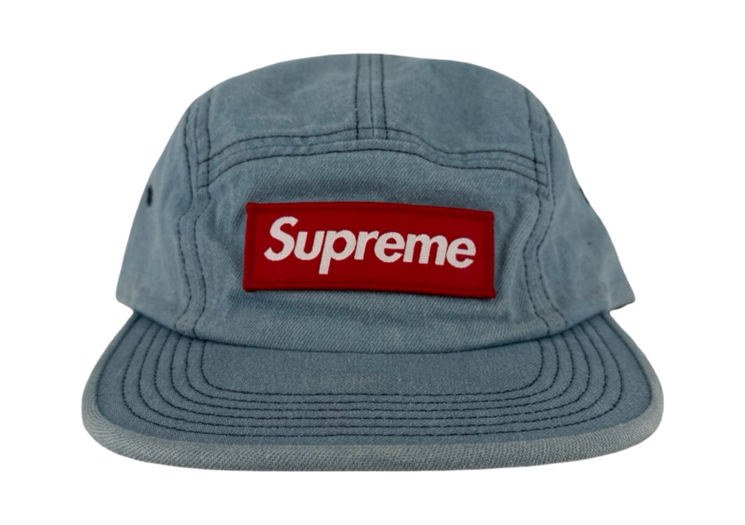 Supreme Washed Chino Twill Camp Cap (FW18) Denim