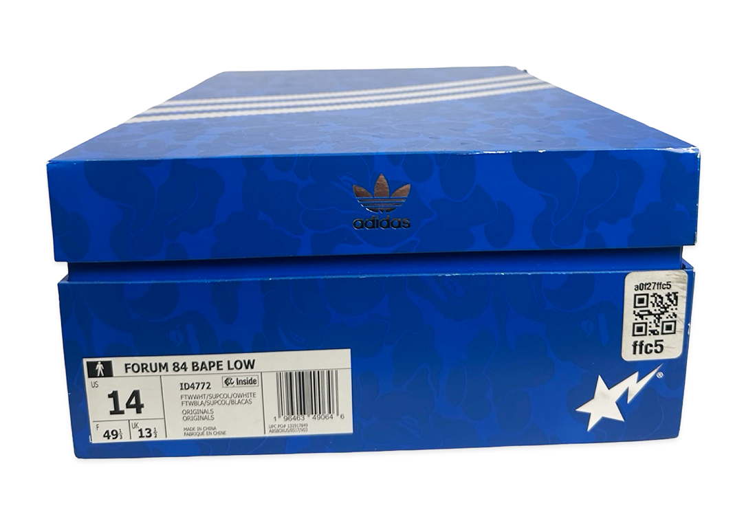 adidas Forum 84 Low Bape 30th Anniversary Blue Camo
