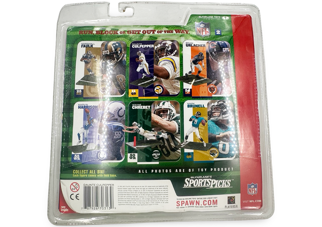 McFarlane Sportspicks Daunte Culpepper NFL 2 Series Minnesota Vikings Action Figure