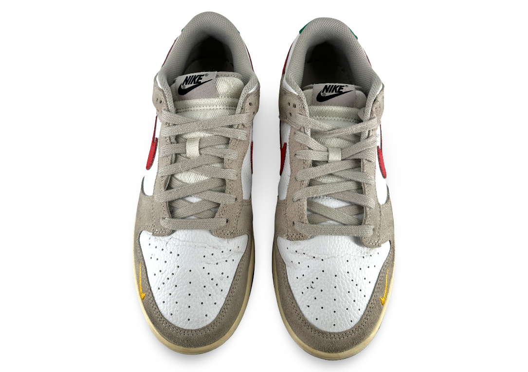 Nike Dunk Low Light Iron Ore Red Blue