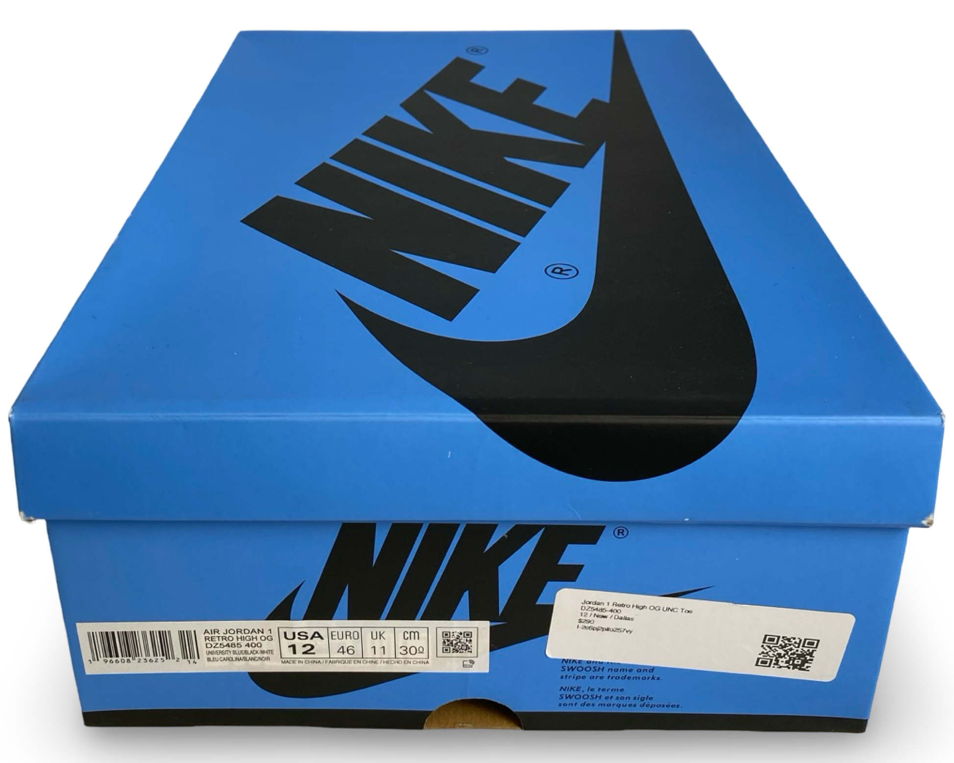 Jordan 1 Retro High OG UNC Toe