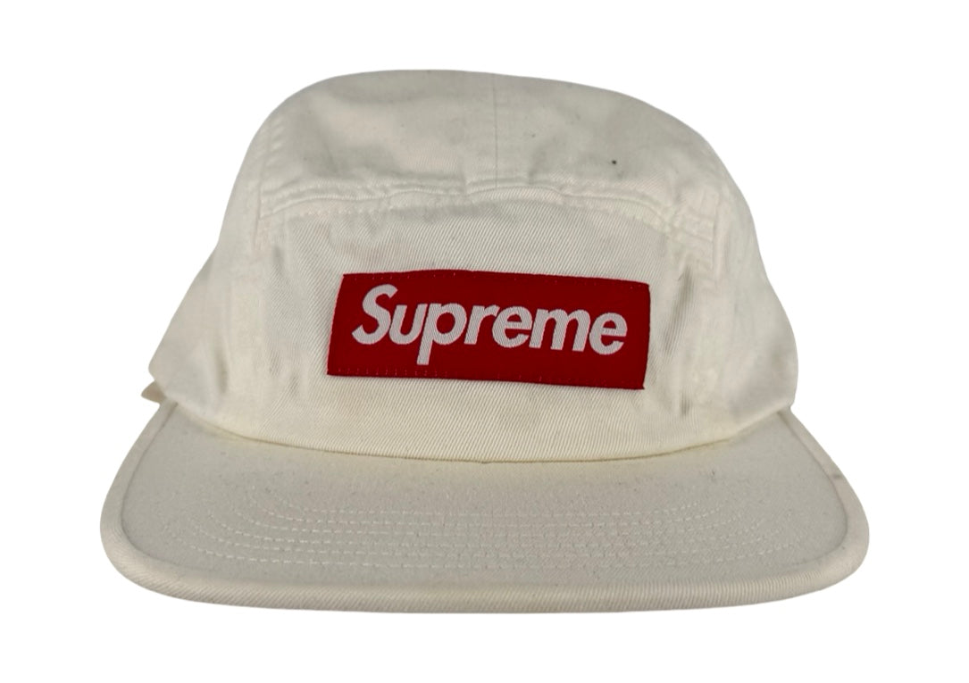Supreme Washed Chino Twill Camp Cap (SS24) Natural