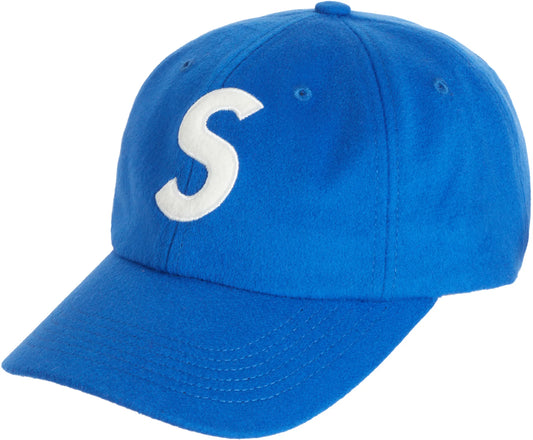 Supreme Wool S Logo 6 Panel (FW21) Blue