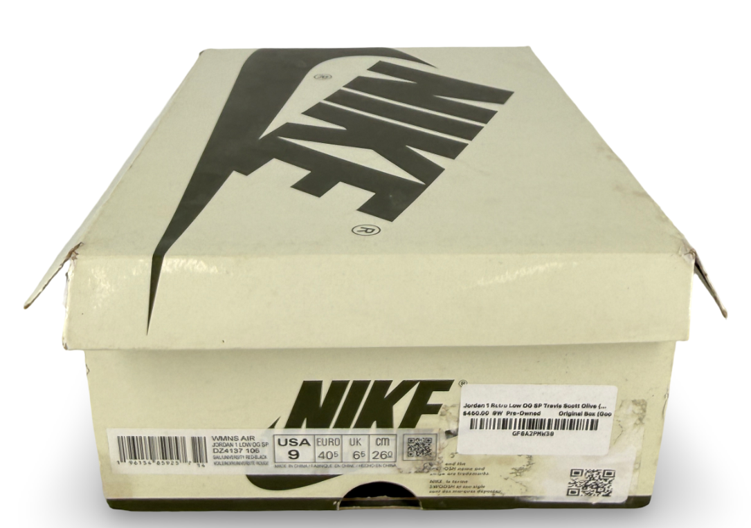 Jordan 1 Retro Low OG SP Travis Scott Olive (Women's)