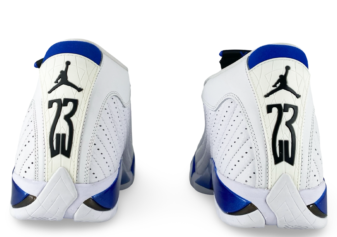 Jordan 14 Retro White Hyper Royal