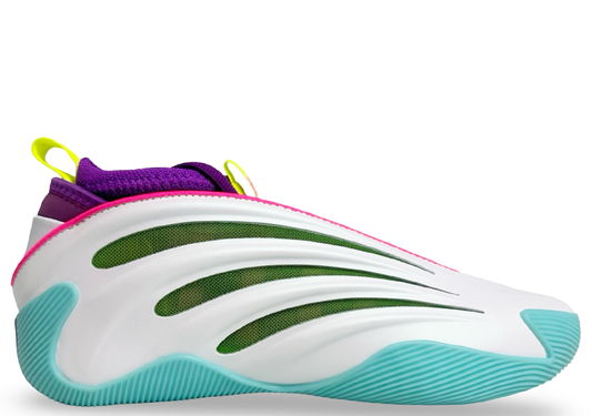 adidas Harden Vol. 9 Jalen Williams White Lucid Lime Pink