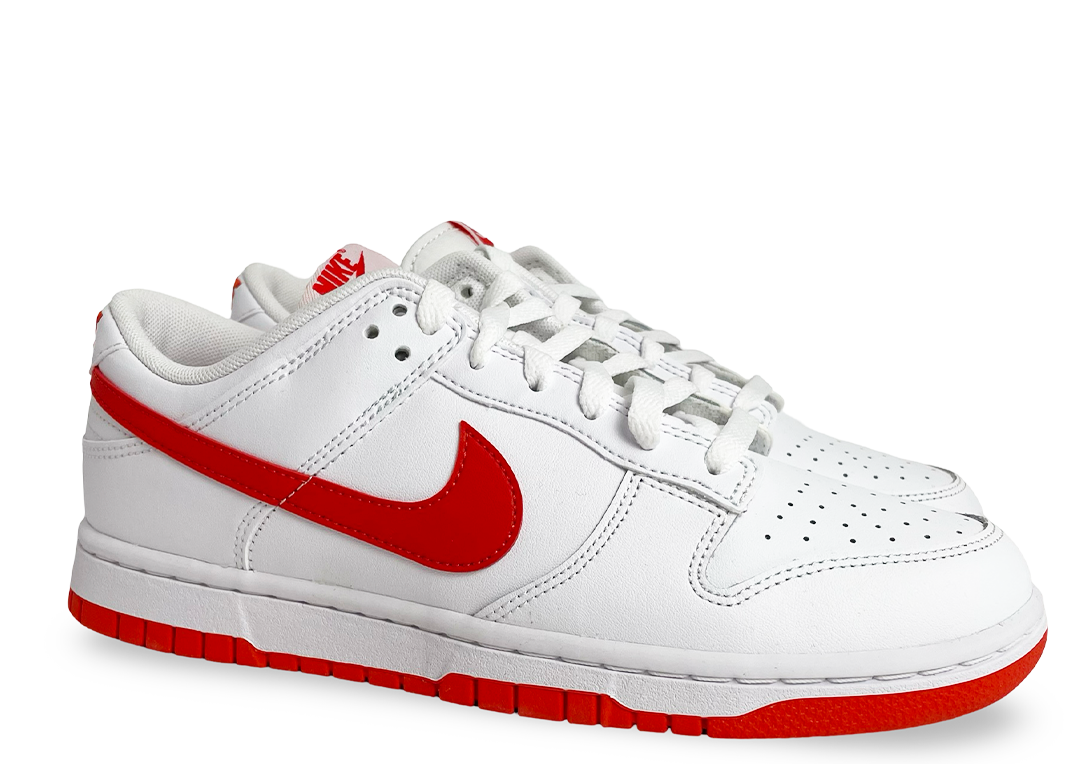 Nike Dunk Low Retro White Picante Red