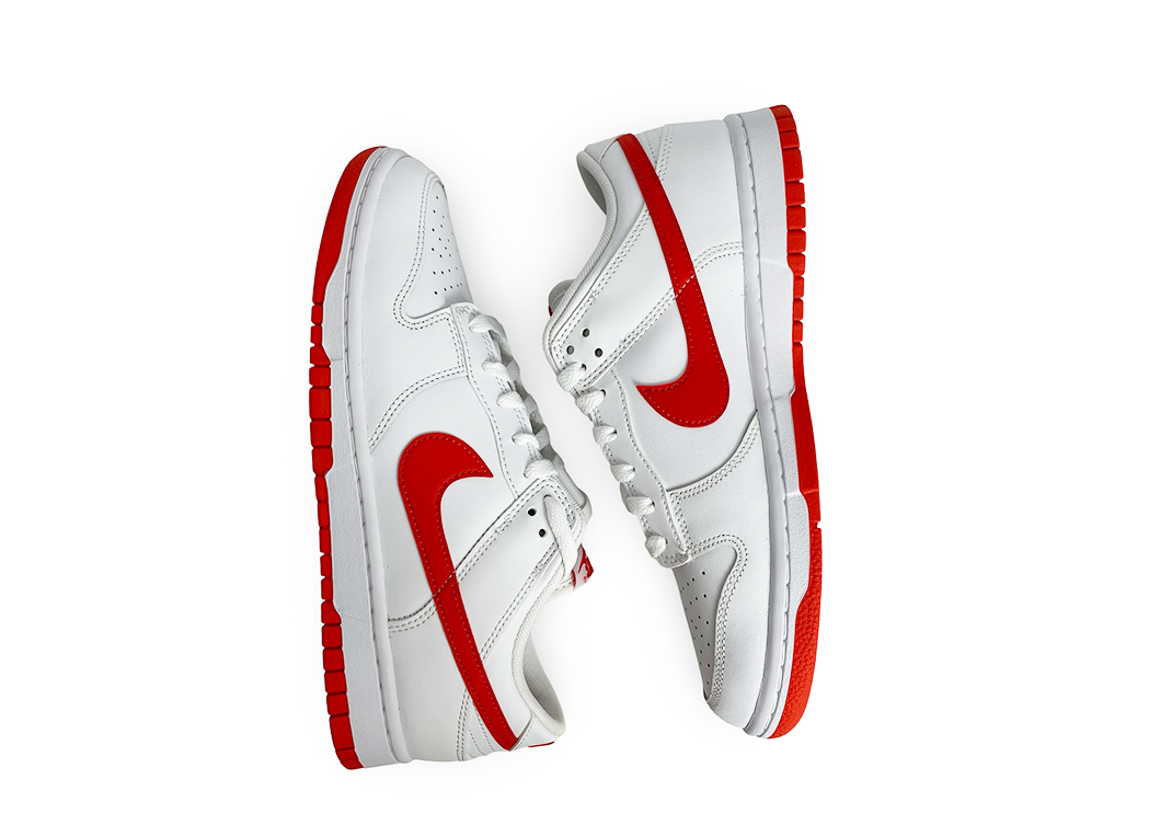 Nike Dunk Low Retro White Picante Red