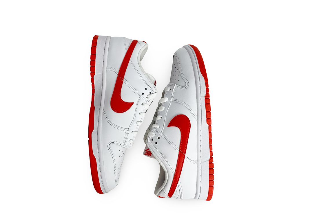 Nike Dunk Low Retro White Picante Red