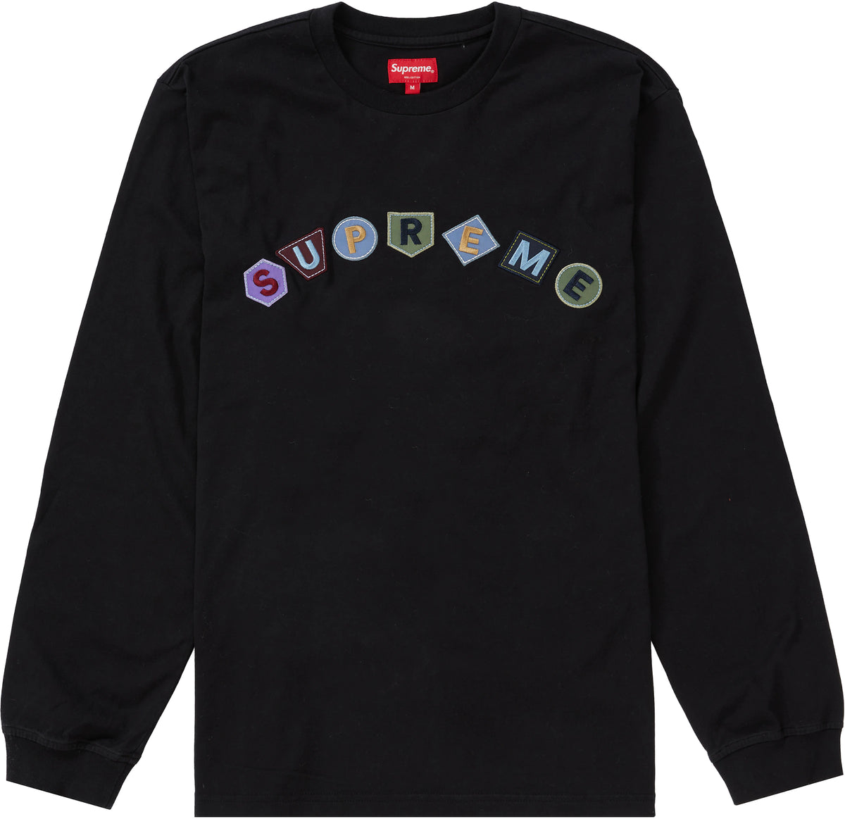 Supreme Geo Arc L/S Top Black