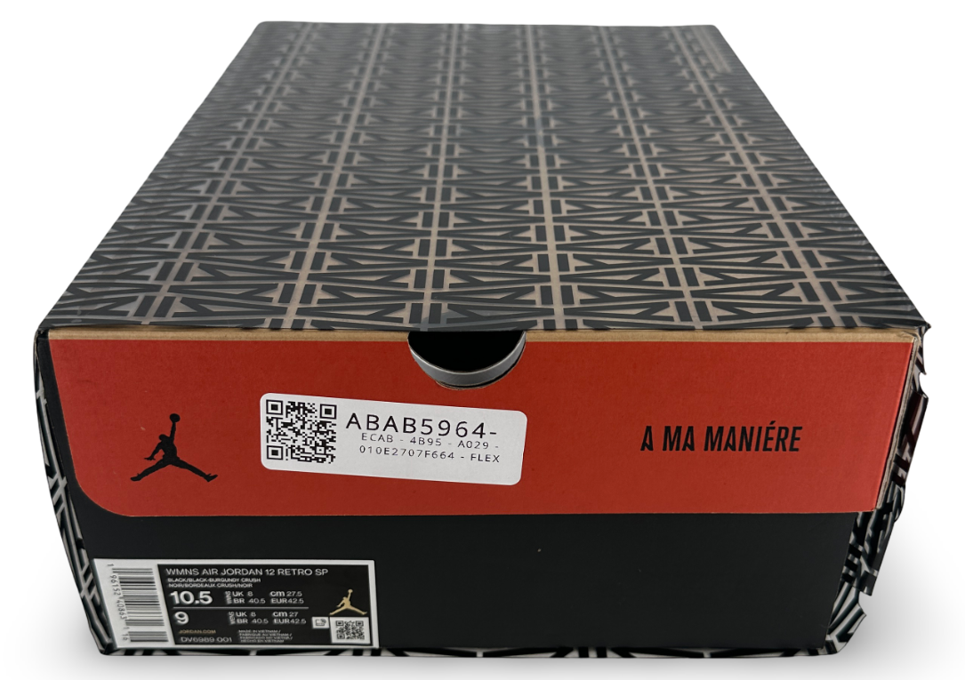 Jordan 12 Retro SP A Ma Maneire Black (Women's)