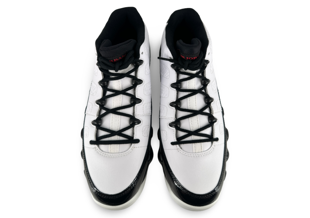 Jordan 9 Retro Low Golf White Black True Red