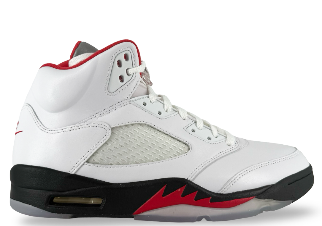 Jordan 5 Retro Fire Red Silver Tongue (2020)