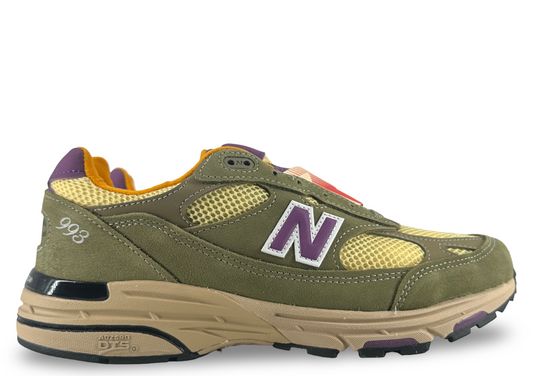 New Balance 993 MiUSA Teddy Santis Olive Leaf Maize